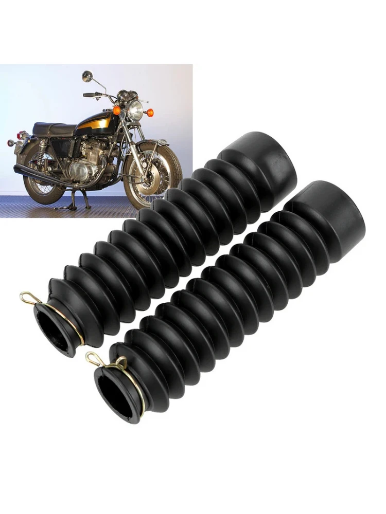 AliExpress NONE Motorcycle Universal Front Shock Absorber Dust Cover Cycling Front Fork Leather Cover Buffer Cover