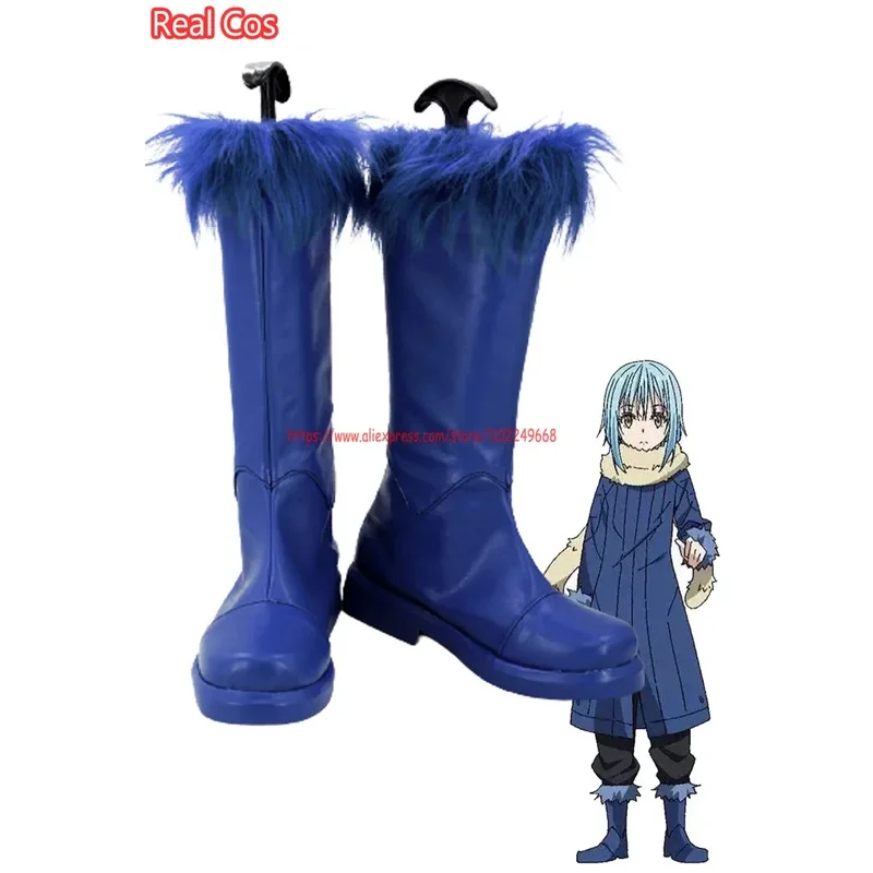 

RealCos Rimuru Tempest Обувь для косплея Аксессуары для костюмов That Time I Got Reincarnated As A Slime Маскировочные сапоги Реквизит на Хэллоуин