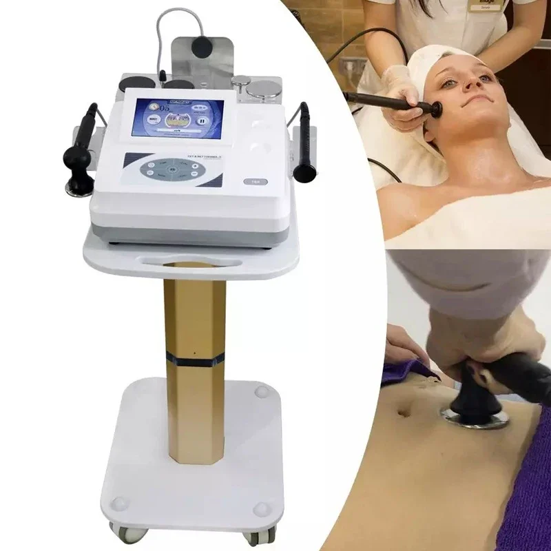 448 كيلو هرتز Indiba Tecar RET CET أحادي القطب RF العلاج بالإنفاذ الحراري شد الوجه إزالة التجاعيد استعادة الألم جهاز تردد الراديو