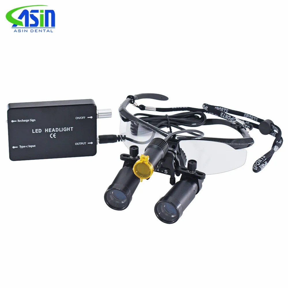 4X 5X 6X 8X 6x Dental Loupes Binnocular Magnifying Glass Medical Magnifier Surgical Loupe Dentist Tools Surgery Dentistry