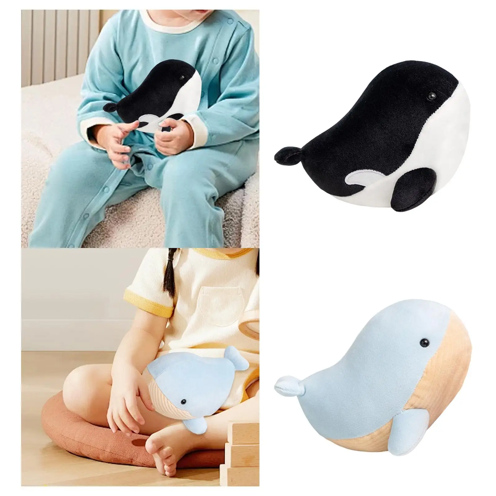 

Plush Whale Figure Whale Stuffed Animal, Cuddly Hugging Doll Toy Figure for New Year Gift, Thanksgiving