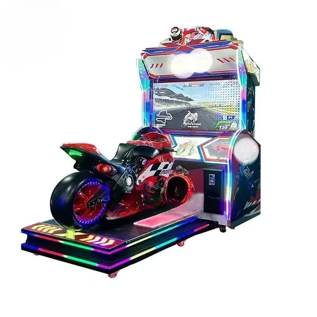 a for Dynamic Amusement Arcade Racing Coin Pusher Thrilling Driving Simulator Moto Scene Coin Operated Machine Exciting
