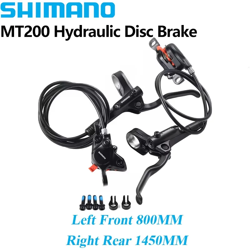 

Shimano BR MT200 Only One Side Hydraulic Disc Brake For Mountain Bike 800mm 1450mm 2 Piston Bike Brake Bike Accessories