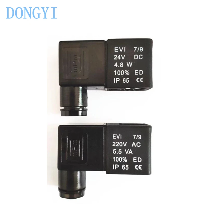 Solenoid Valve Coil EVI 7/9 AC220V DC24V 6VA  6.5W 5VA 3W 5.5VA 4.8W