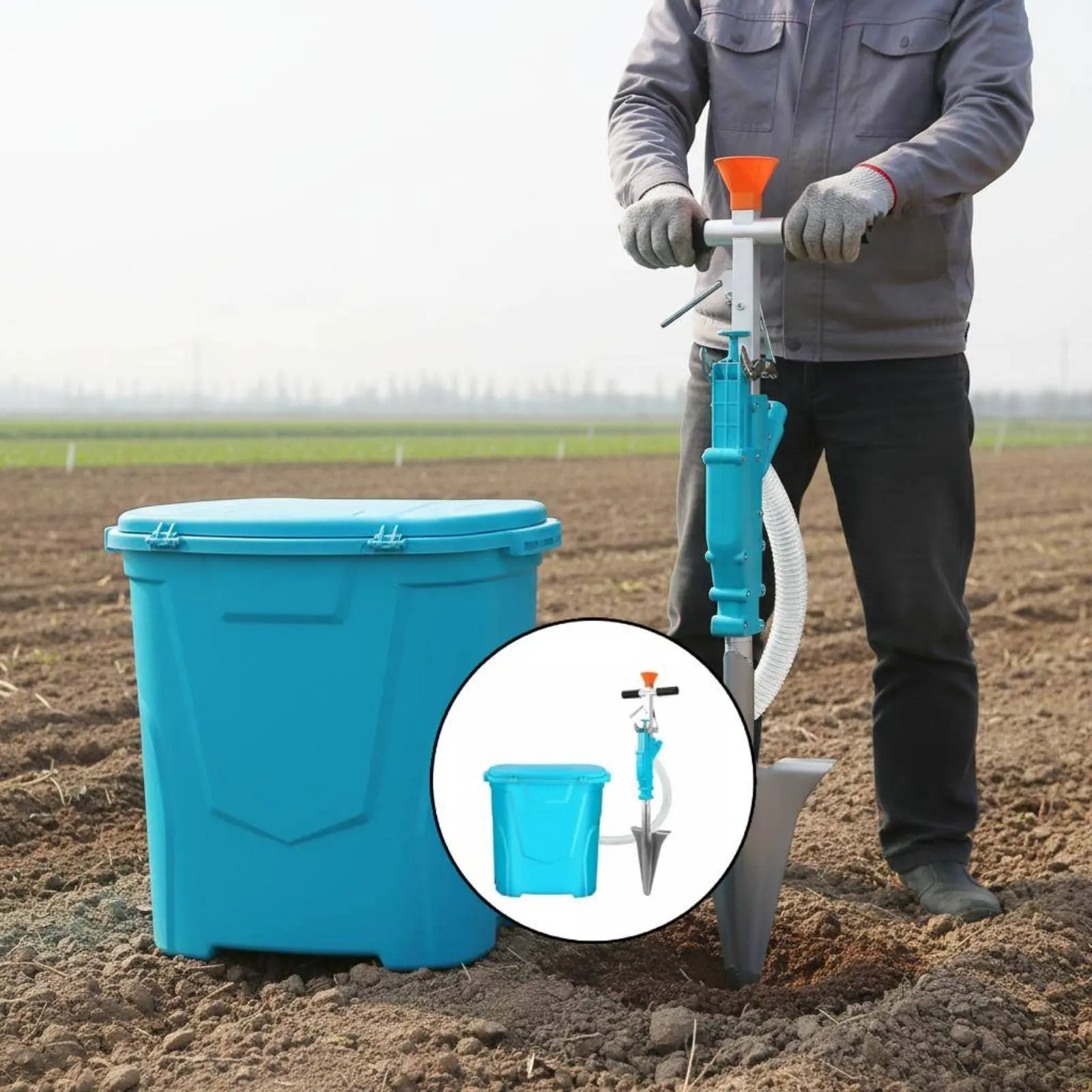 

Quantitative Soil Enhancer Shovel Easy to Operate Subsoil Soil Enhancer Dispenser Manual Seeder Long-Lasting Non-Jamming