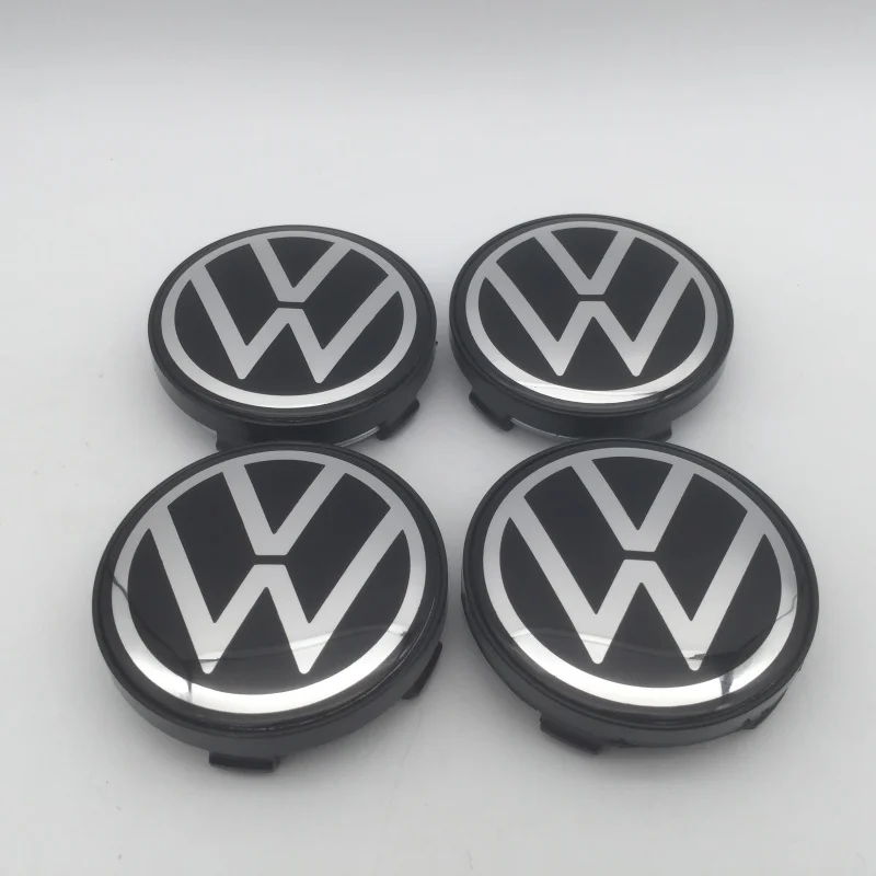 4pcs 3D new for 56mm 60mm 65mm 68mm Car emblem Wheel hub Center Cap Badge covers sticker Decal styling Accessories