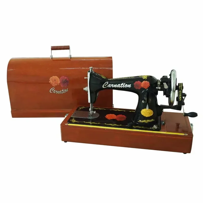 Low Noise Dual Speed JA2-2 Mini Electric Sewing Machine Portable Easy Use For Beginner Home DIY Fabric Tailoring Repair Craft To