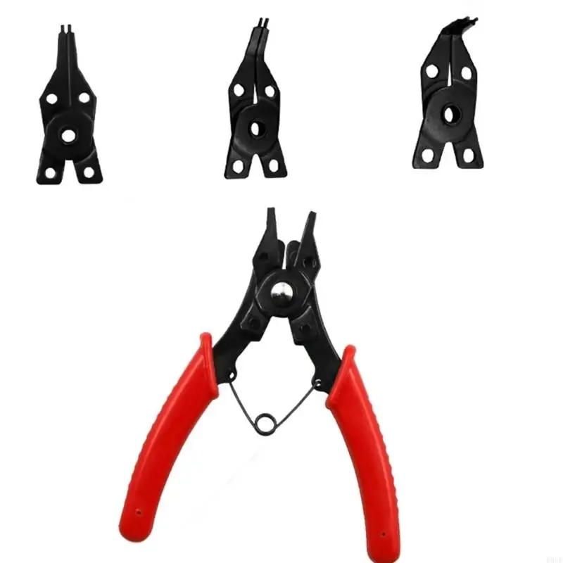 

R9UF 4 in 1 Multifunctional Rings Pliers Crimp Tool Internal External Rings
