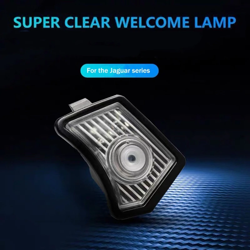 재규어 XE XF XJ XK LED 사이드 퍼들 레이저 백미러 프로젝터 램프, 웰컴 라이트 썸네일 6