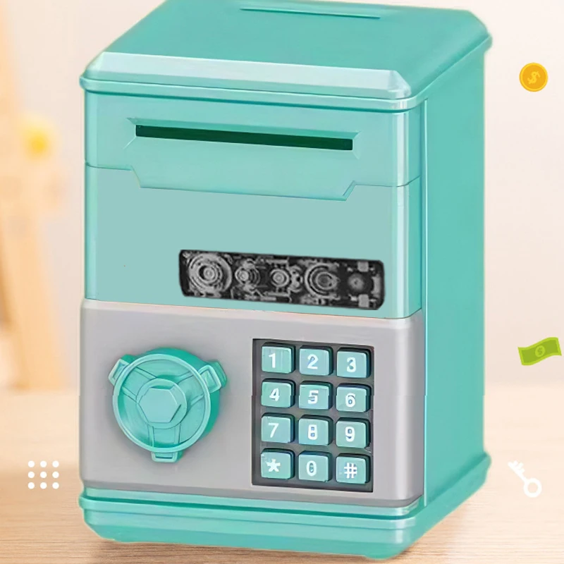 Automatic Electronic Money Box With Digital Password Code Lock_voghion.com