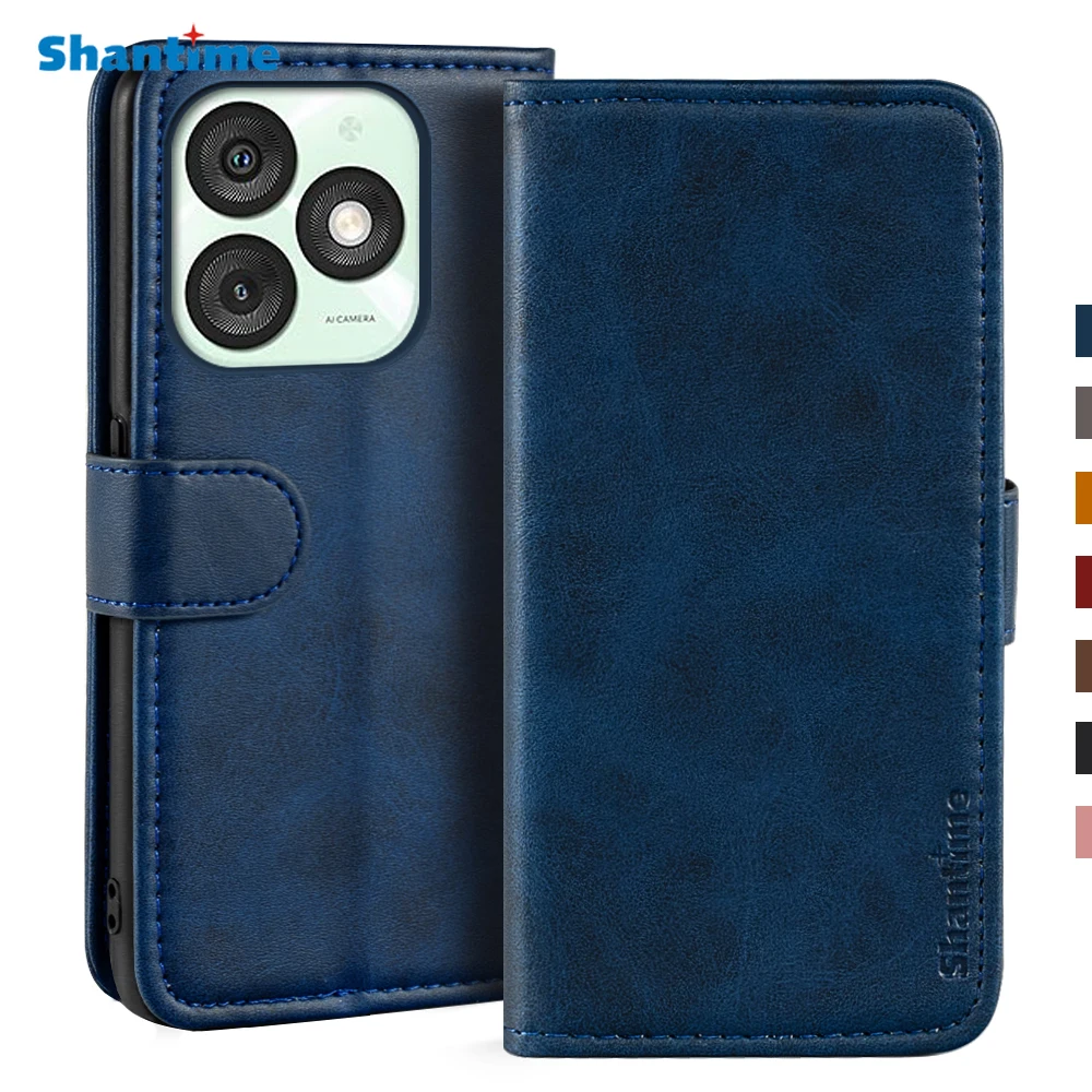 

Магнитный чехол-бумажник для ITEL A50 4G, кожаный чехол для ITEL A50 4G, чехол-подставка, чехлы для телефонов