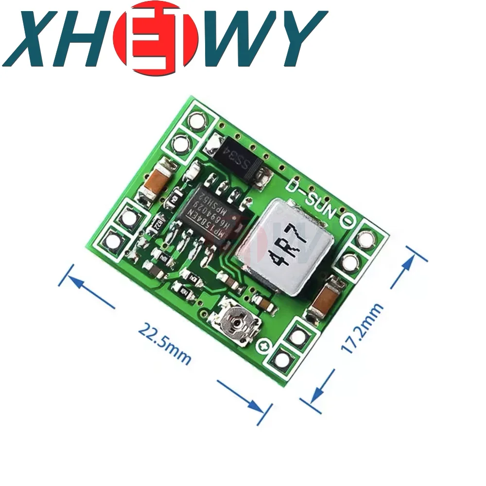 1ชิ้นโมดูล step-Down 3A ปรับได้ DC-DC แหล่งจ่ายไฟที่เสถียรโมดูล MP1584EN LM2596ซุปเปอร์ปริมาณน้อยพิเศษ