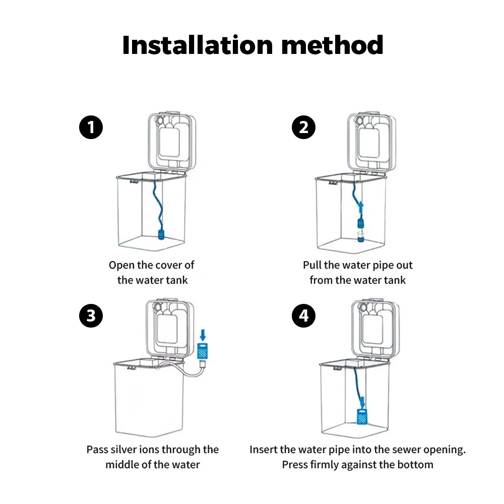 Ag + módulo de íon prateado para dreame x10/x20/x30/x40/x40 ultra/x50 pro/l20/l30/l10 ultra/s20 robô tanque de água esterilização de odor de íon
