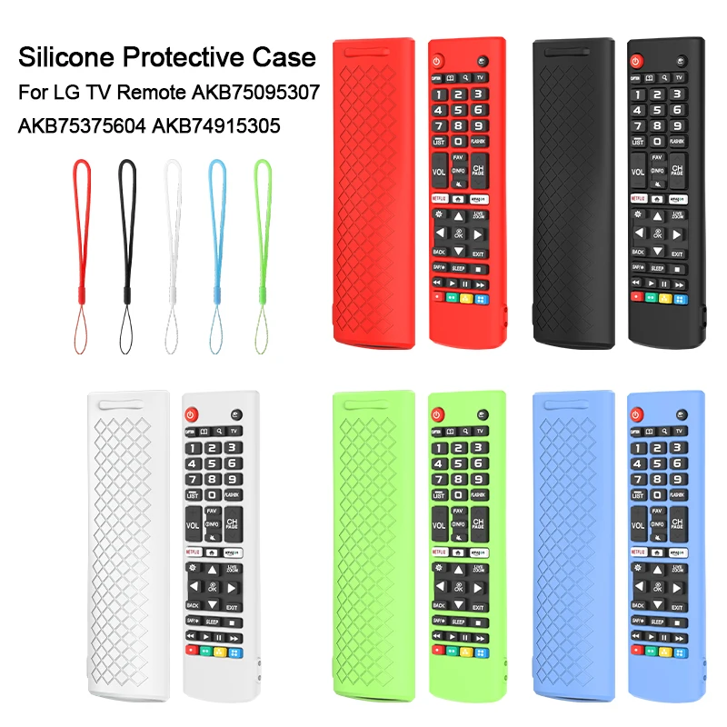 

For LG AKB75095307/AKB75375604/AKB74915305 Silicone Remote Control Protective Case