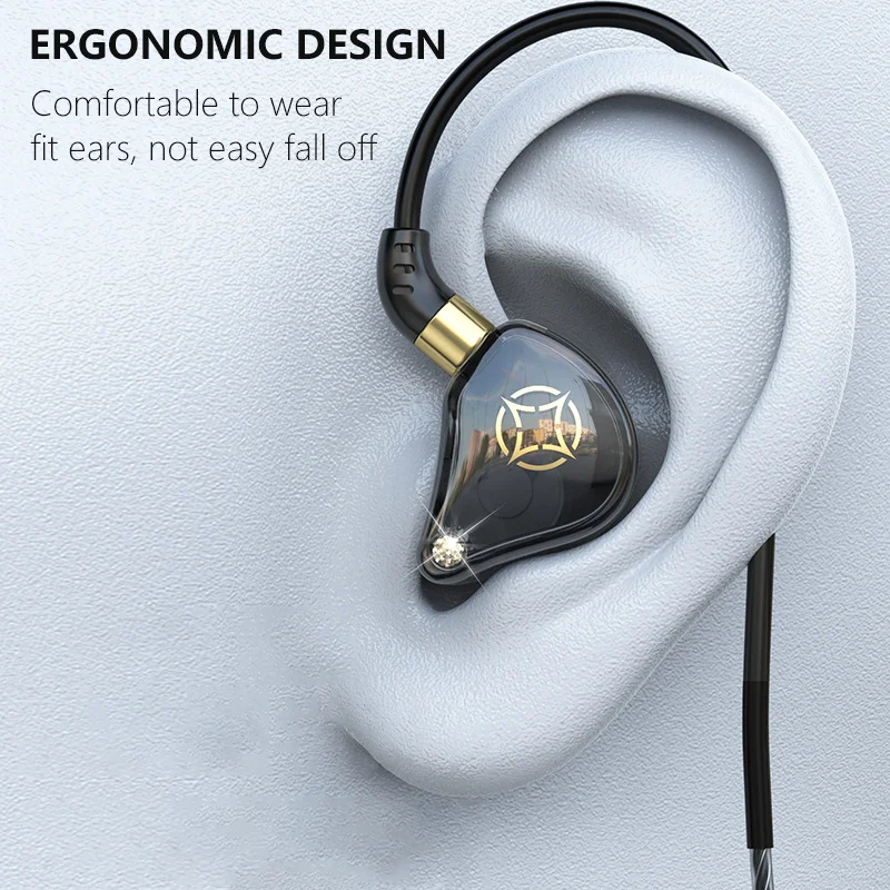 L-jack Gaming Headphones Type-C 3.5mm 45°Oblique In-Ear Wired Recording Headphones HiFi Surround Sound Hands-free Mic Headphones