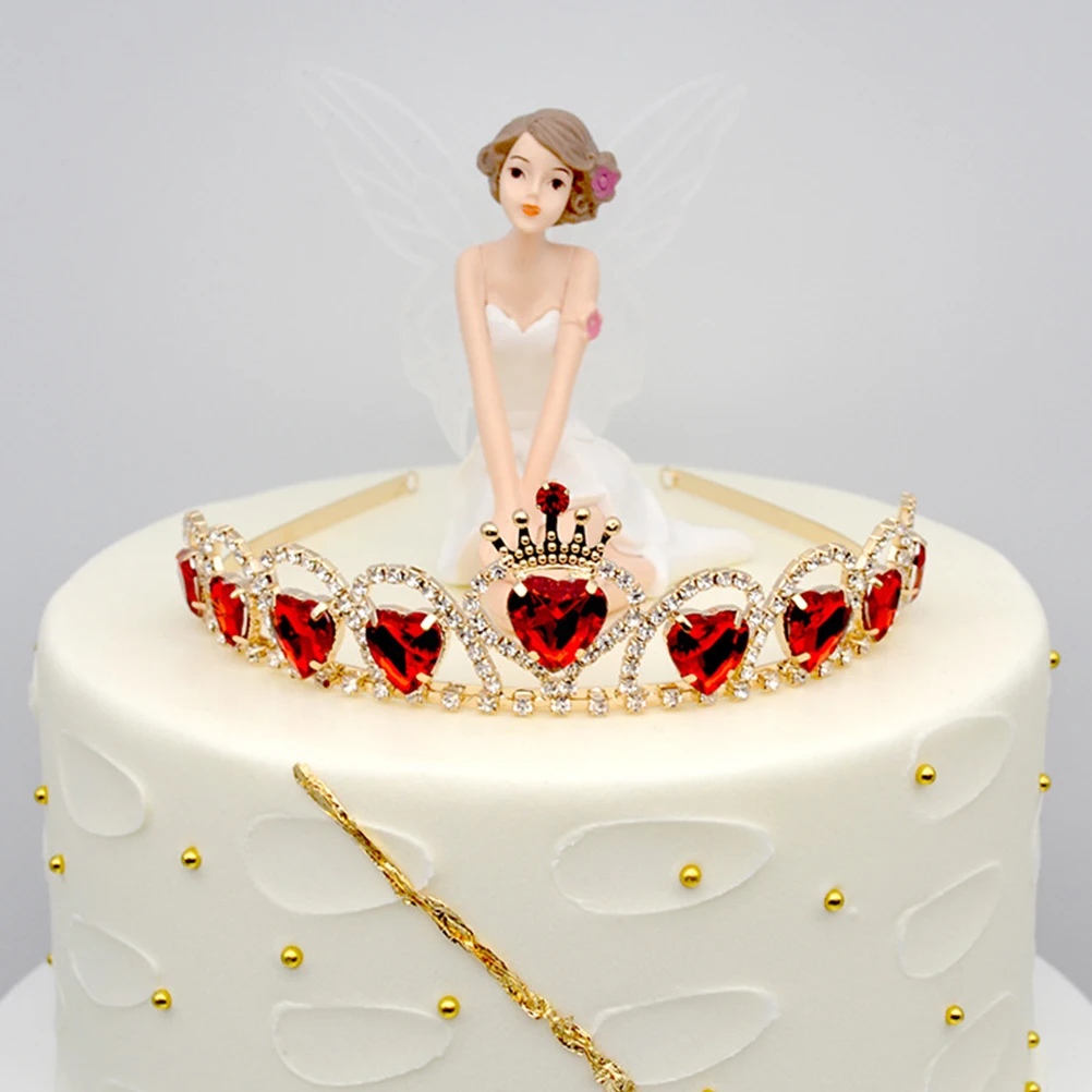 

Delicate Cake Tiara Bride Wedding Headband Durable Fashion Headdress Bridal Wedding Hair Hoop Tiar Crown Bridal Headwear Tiar