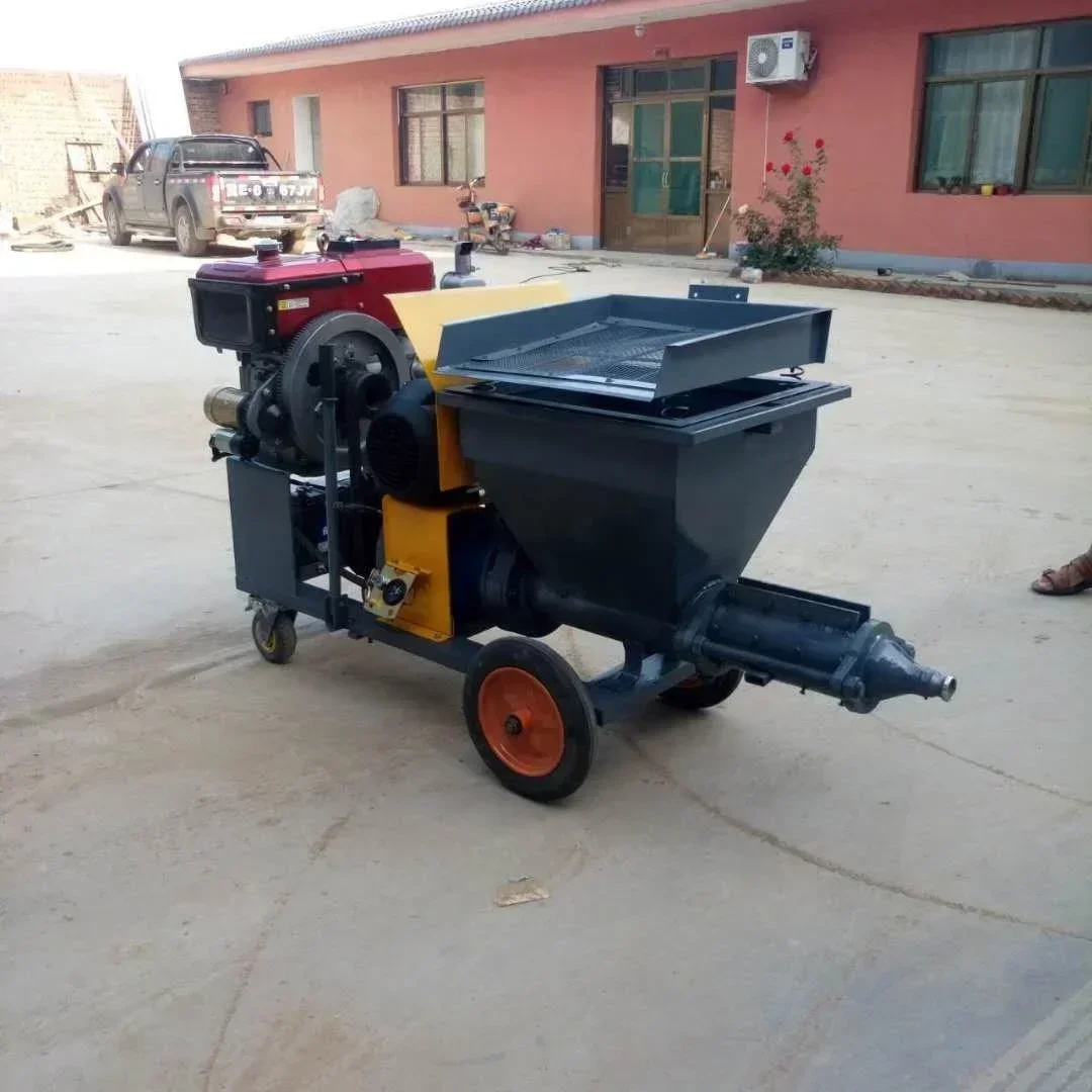 Factory Direct China Automatic Wall Motar Plastering Machine Cement Concrete Mortar Sprayer Machine