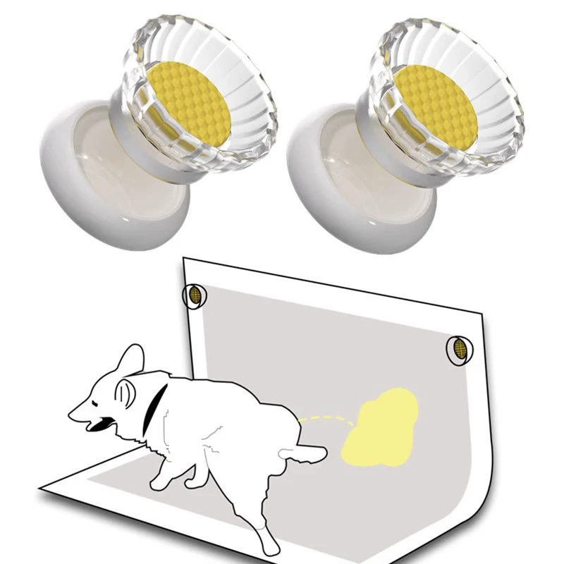 

2/4 Pcs Adhesive Simple Pet Urine Pad Fixing Buckles Portable Adjustable Dog Toilet Magnetic Fixators Mascotas Perros Accesorios