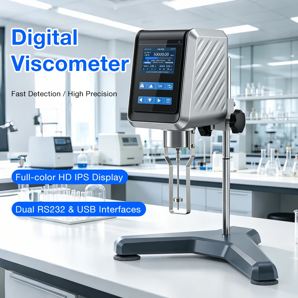 Wholesale Portable Laboratory Viscosimeter Rotating High-definition Full-color Digital Display High-precision Viscometer