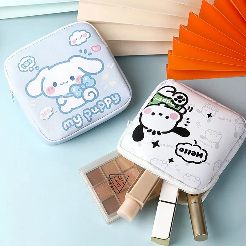 

Портативная сумка для хранения гигиенических салфеток для девочек, портативная большая вместительная косметичка для тети, маленькая портативная женская сумка, милая