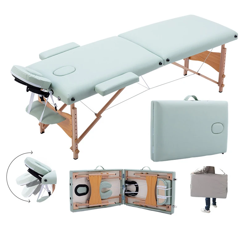 

Portable Massage Table Professional Folding Aesthetic Spa Tattoo Stretchers Couch Beauty Salon Foldable Massage Bed