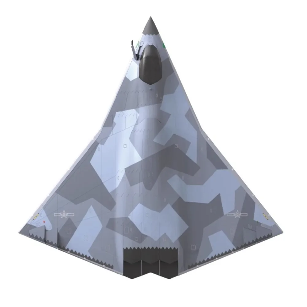 

New Era Model Glue Free Color Separation Assembly Static 1/144 China's New Sixth Generation J36 Combat Bomber Stealth FIGHTER