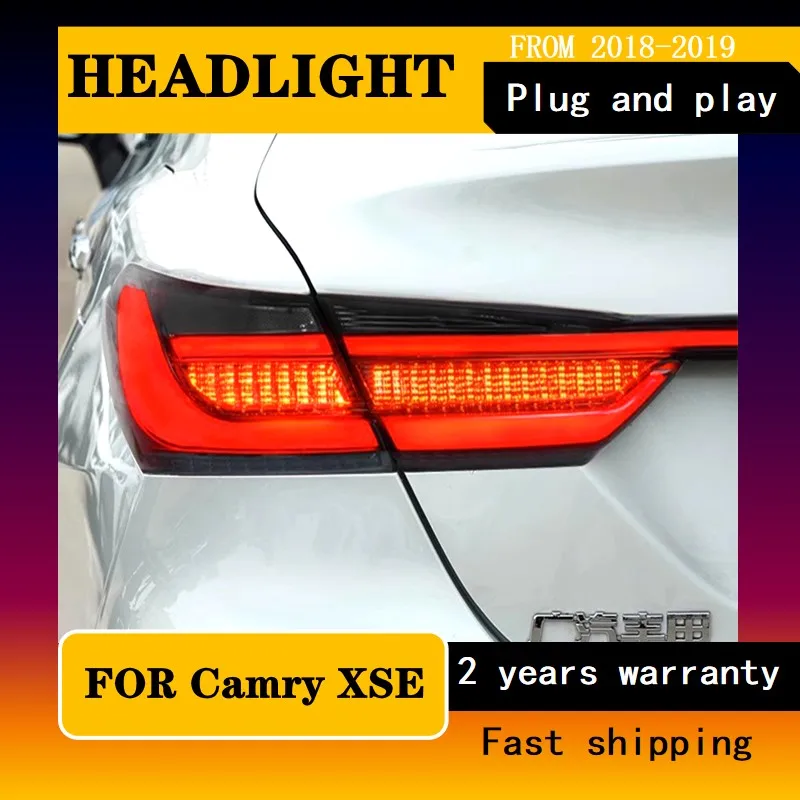 Auto lichter für toyota camry xse led rücklicht 2008-2015 camry rückfahr leuchte bremssignal drl reverse automobil zubehör