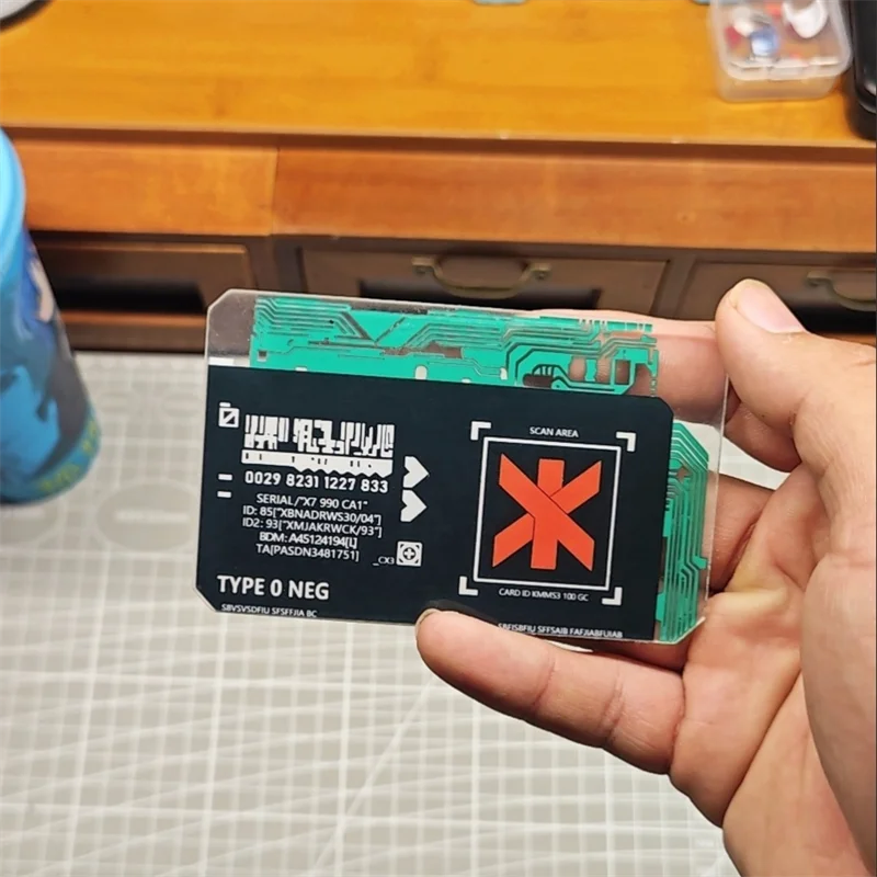 Game Trauma Team Gold Edition Cards Cosplay Card Transparent Acrylic Postcard Accessories Photocard Collection Ornament Prop