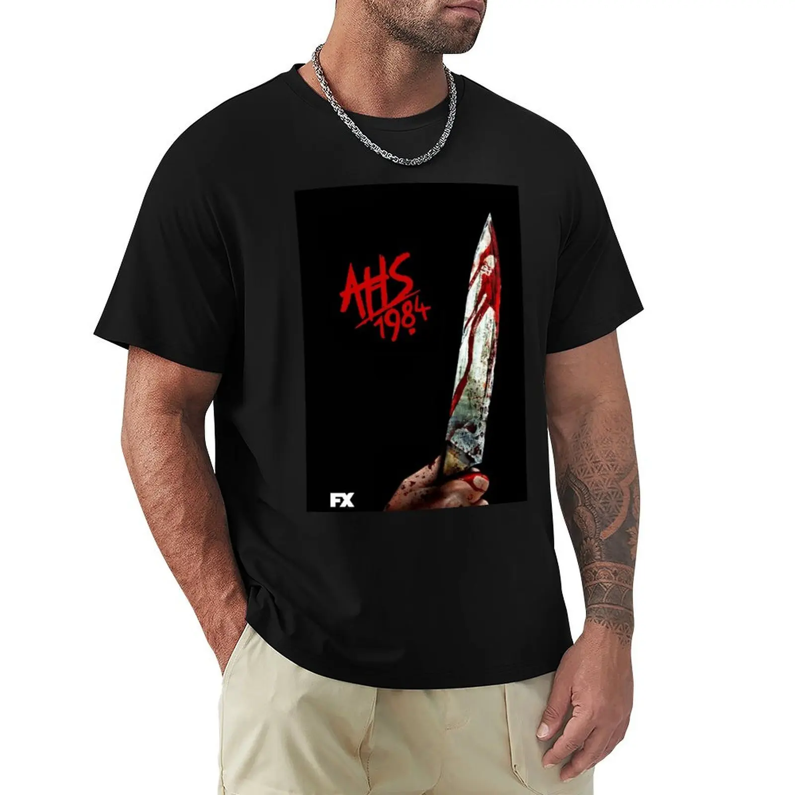 

AHS 1984 T-Shirt sublime aesthetic clothes summer tops men tshirt