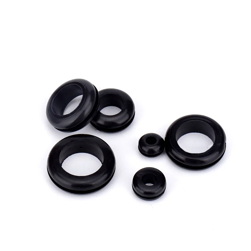 20pcs Rubber Seal Ring Oil Sealing Grommet Gasket for Protects Wire Cable Hole Protection Ring Shim Washer Hardware