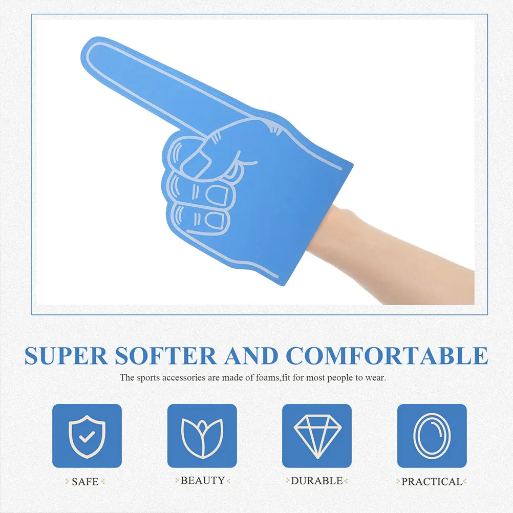 

Пенопластовый палец, объемный палец из пенопласта Eva, реквизит для черлидинга, вечерние шумогенератор, спортивный фанат, подарок для футбола, баскетбола