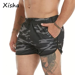 XISHA 2022 pantaloncini da corsa uomo pantaloncini estivi traspiranti palestra Sport uomo Tennis Fitness pantaloni sportivi pantaloni corti pantaloni da Jogging