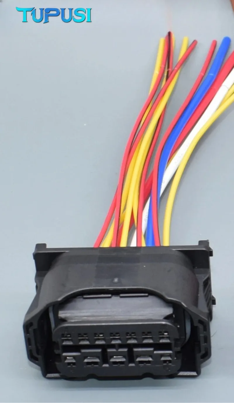 12 دبوس LED العلوي التوصيل الأسلاك موصل التوصيل ضفيرة ل X1 X3 X5 F15 F01 F02 E63 E64 E90 61132359991 1-1452335-1 1-1452334-1 #2