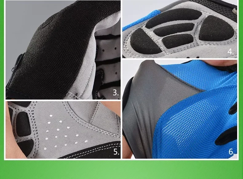 ROCKBROS Fahrradhandschuhe, atmungsaktiv, Vollfinger-Fahrradhandschuhe, Herren und Damen, Frühling, Bildschirm, Touch, Sport, MTB, Straße, lange Fahrradhandschuhe – Detail 7
