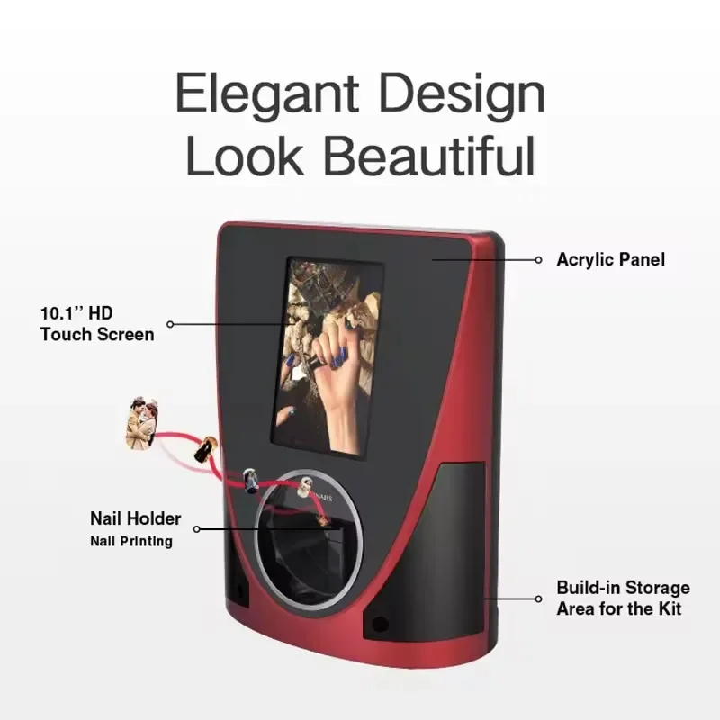 2026 Nail Printer Professional Nails Art Equipment Tools Manicure Tool Print Photos Color Print Mobile Nail Printer Cartridges