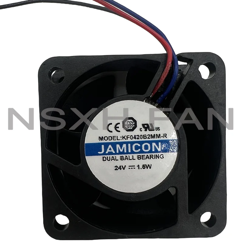 Imagem -02 - Ventilador de Fios Kf0420b2 Mm-r 24v 1.5w 4cm 4020