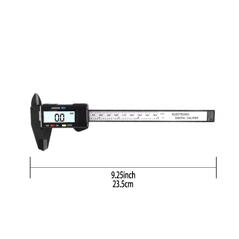 Plastic Calipers, Digital Display Calipers. Measurement and Design Tools, Home Tools. Battery-Powered (Battery Not Included)