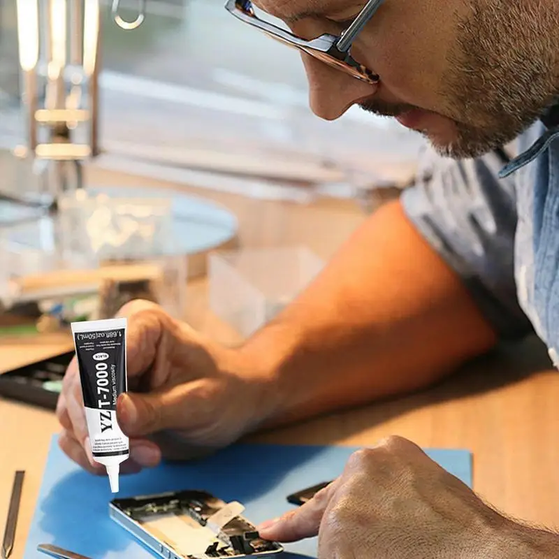 กาวสีดำ T-7000กาวอเนกประสงค์สำหรับซ่อมหน้าจอโทรศัพท์กาวสีดำ T-7000สำหรับหน้าจอ LCD หน้าจอโทรศัพท์มือถือ