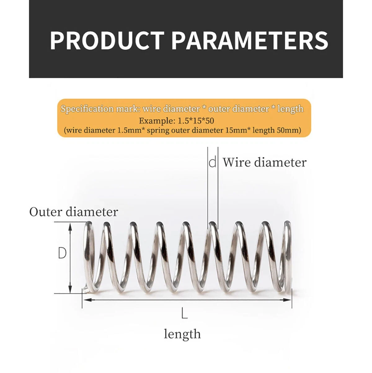 10 قطعة سلك الربيع ضغط ضياء 0.9 مللي متر الربيع الصلب مايكرو ضغط صغير الربيع القطر الخارجي 5 مللي متر ~ 20 مللي متر طول 10 مللي متر ~ 45 مللي متر #5