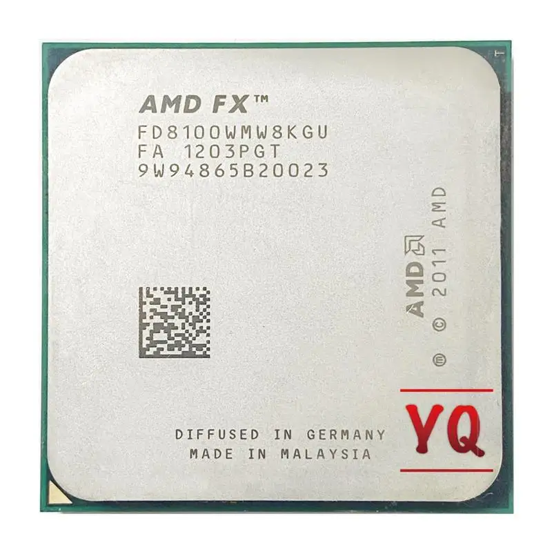 

New AMD FX-Series FX 8100 2.8 GHz Eight-Core CPU Processor FD8100WMW8KGU Socket AM3+