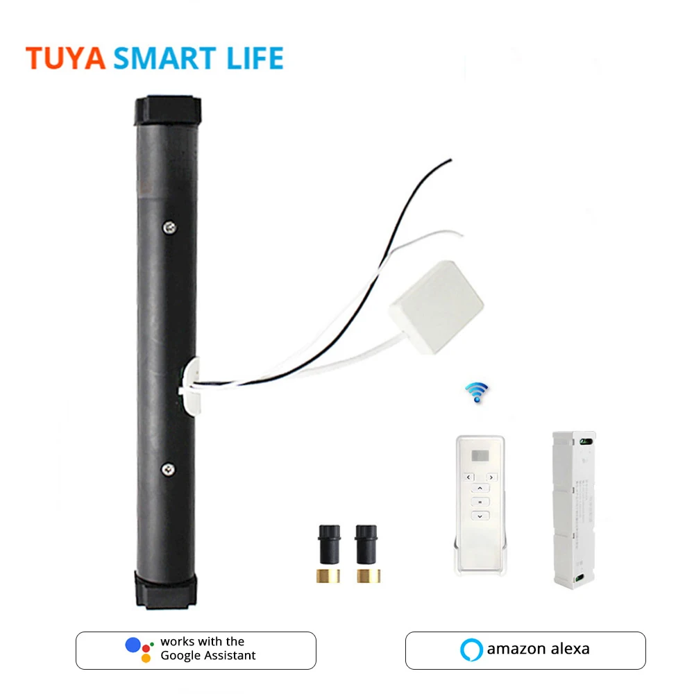 

Tuya WiFi Electric Blind Motor For Aluminum Blinds Roman Shade Honeycomb Curtains Alexa Google Home Remote Control Engine Motor