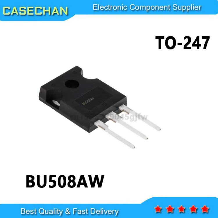 10PCS New and Original BU508 BU508A BU508AW  TO-247 8A 1500V