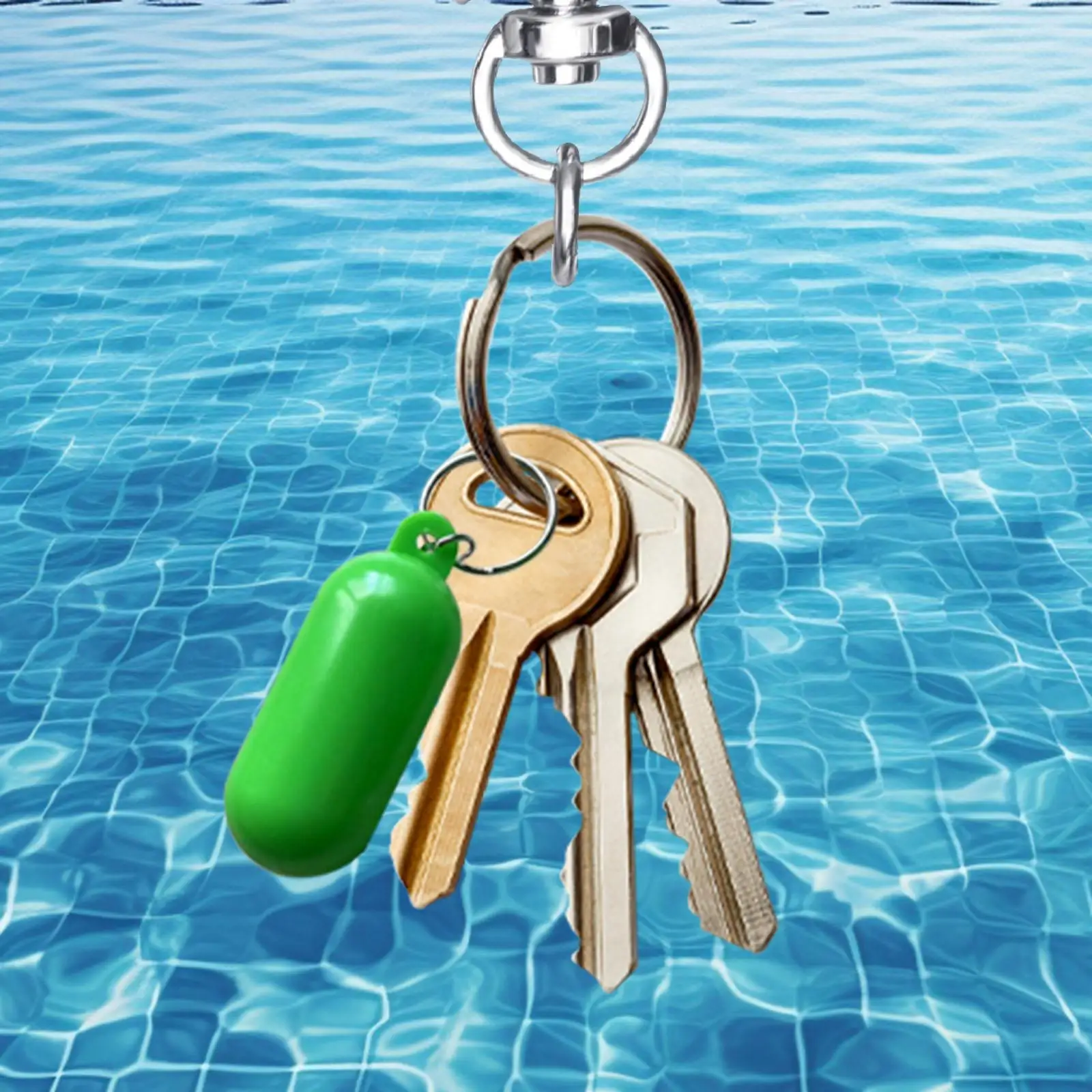 Buoyant Floating Key Ring Water Key Float for Outdoor Water Sports Kayaking Rowing Fishing Yacht Boat