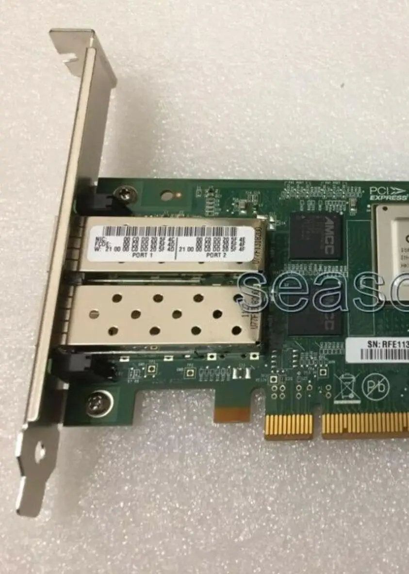 QLE8152 Dual Port 10GBe SFP+ CNA 10Gbase-CR FCoE Ethernet FC HBA