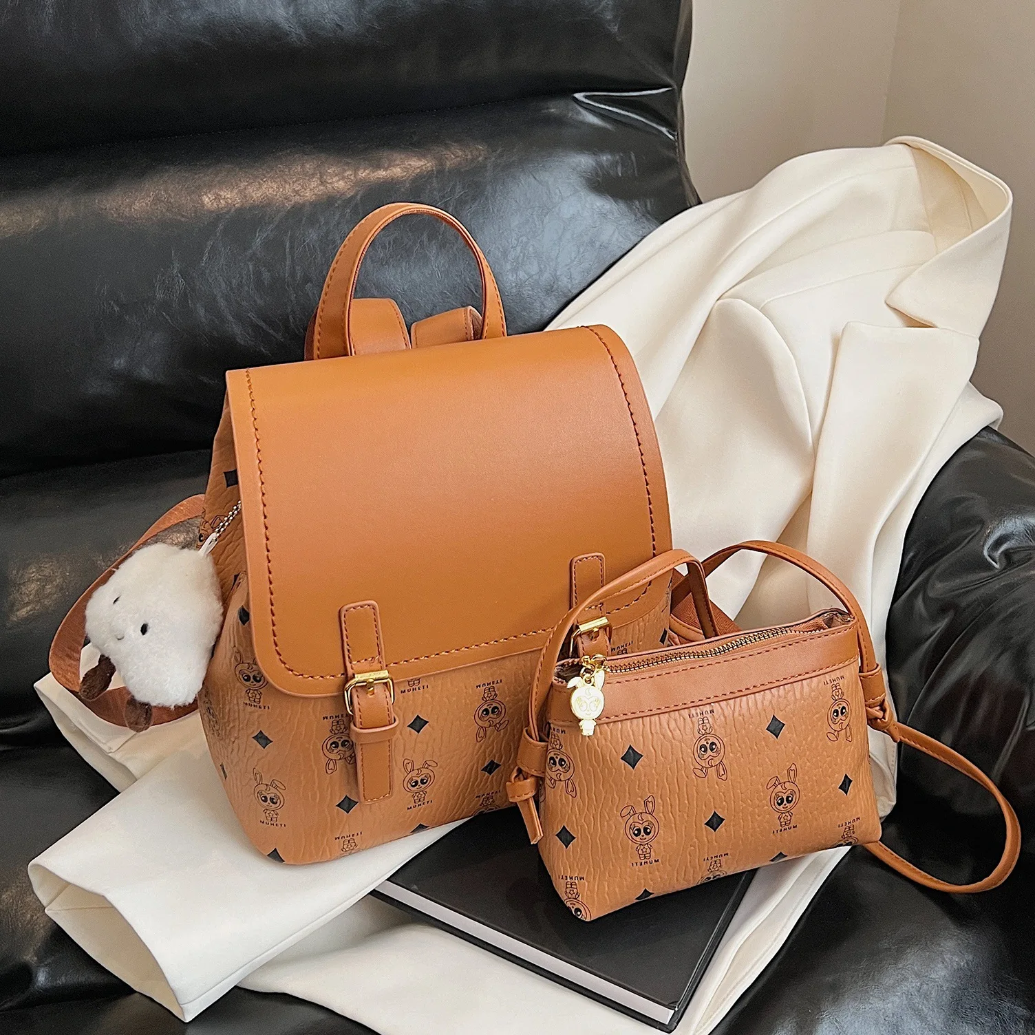 

2025 New Print Convertible Backpack for Women, Fashion Shoulder Tote with Top Handle for Urban Lifestyle, Chic & Practical​