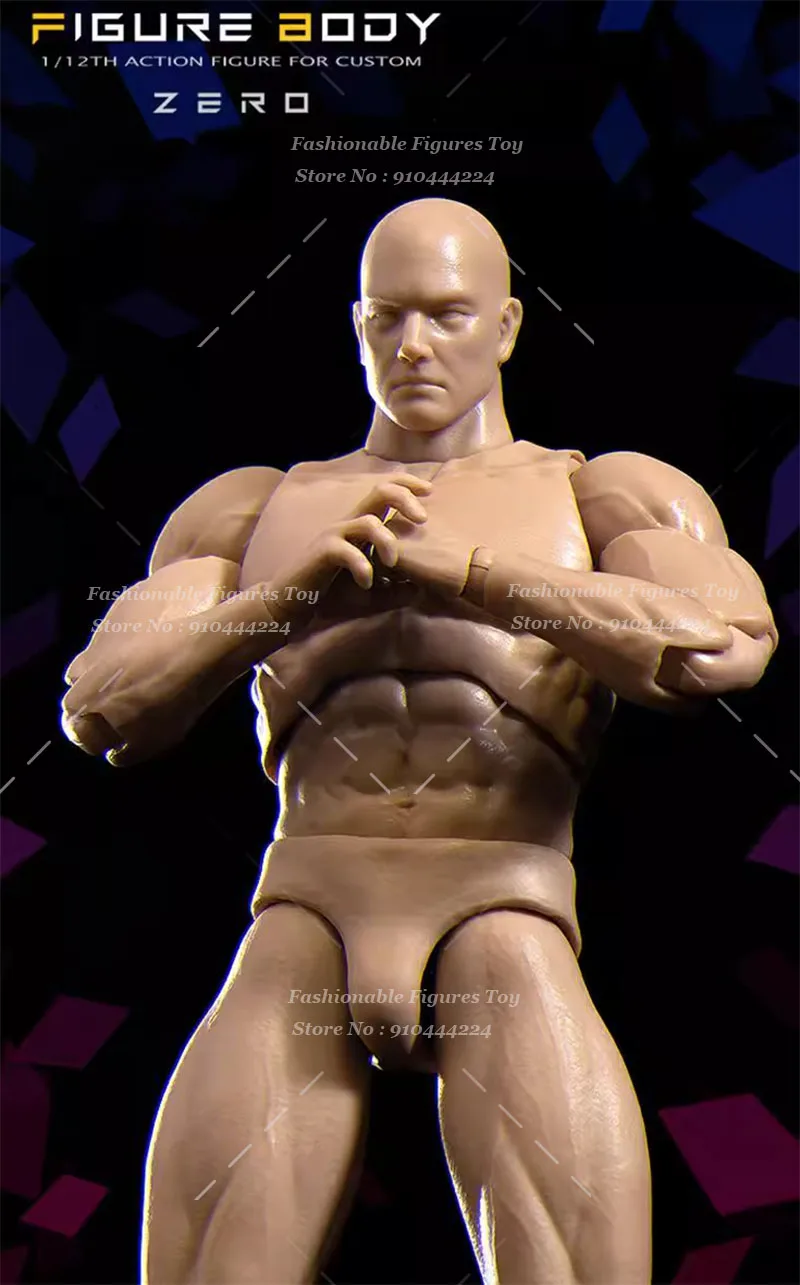 VTOYS BMS 1/12 Men Soldier Zero Super Flexible Muscle Joint Body 6Inch Action Figure Body Dolls Painting Practice Model Toys