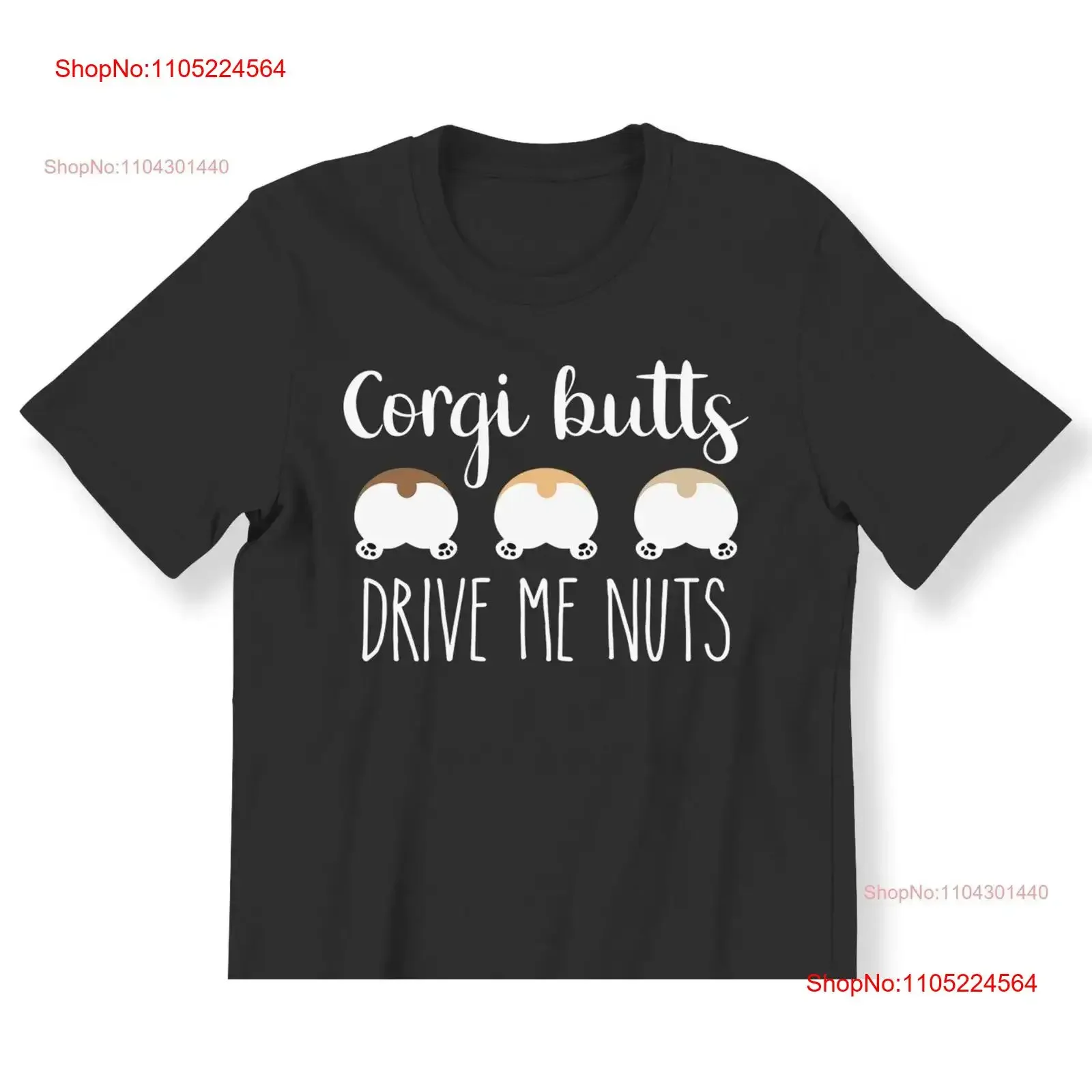 

Мужская женская футболка Corgi Butts Drive Me Nuts, забавная футболка для любителей собак, милая винтажная стильная дизайнерская одежда с графикой унисекс