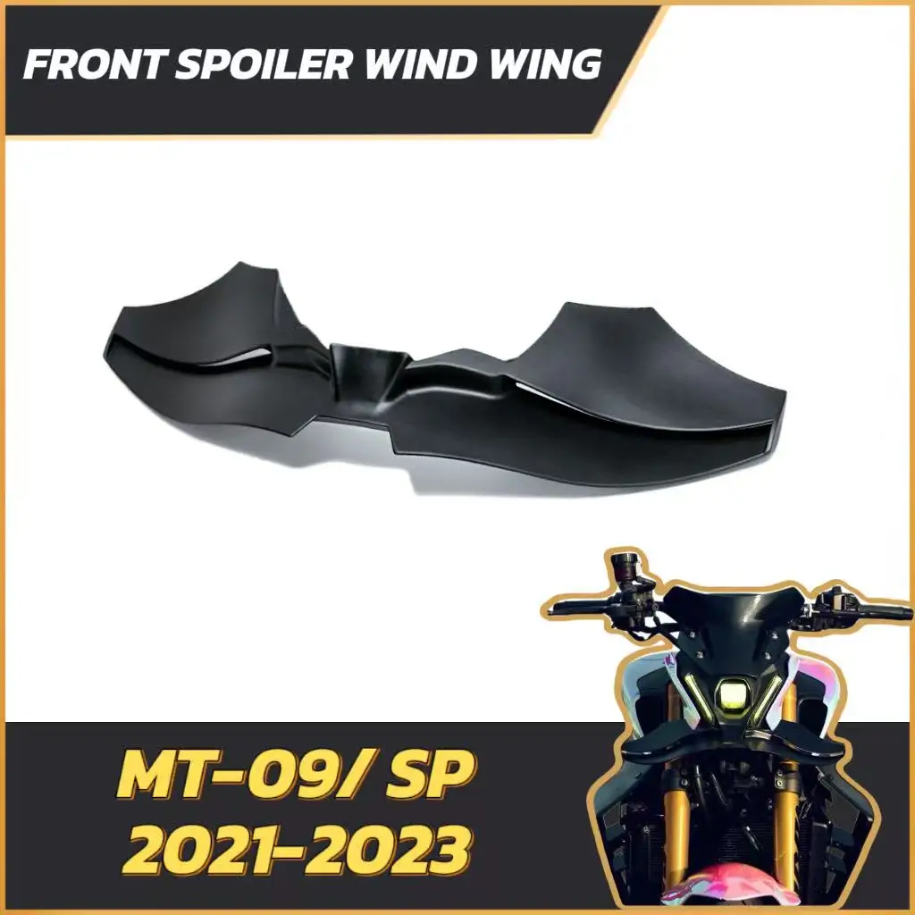 

Suitable For YAMAHA MT-09 / SP Motorcycle Downforce Winglet Aerodynamic Wing Front Spoiler Kit MT09 2021 2022 2023 New Accessori
