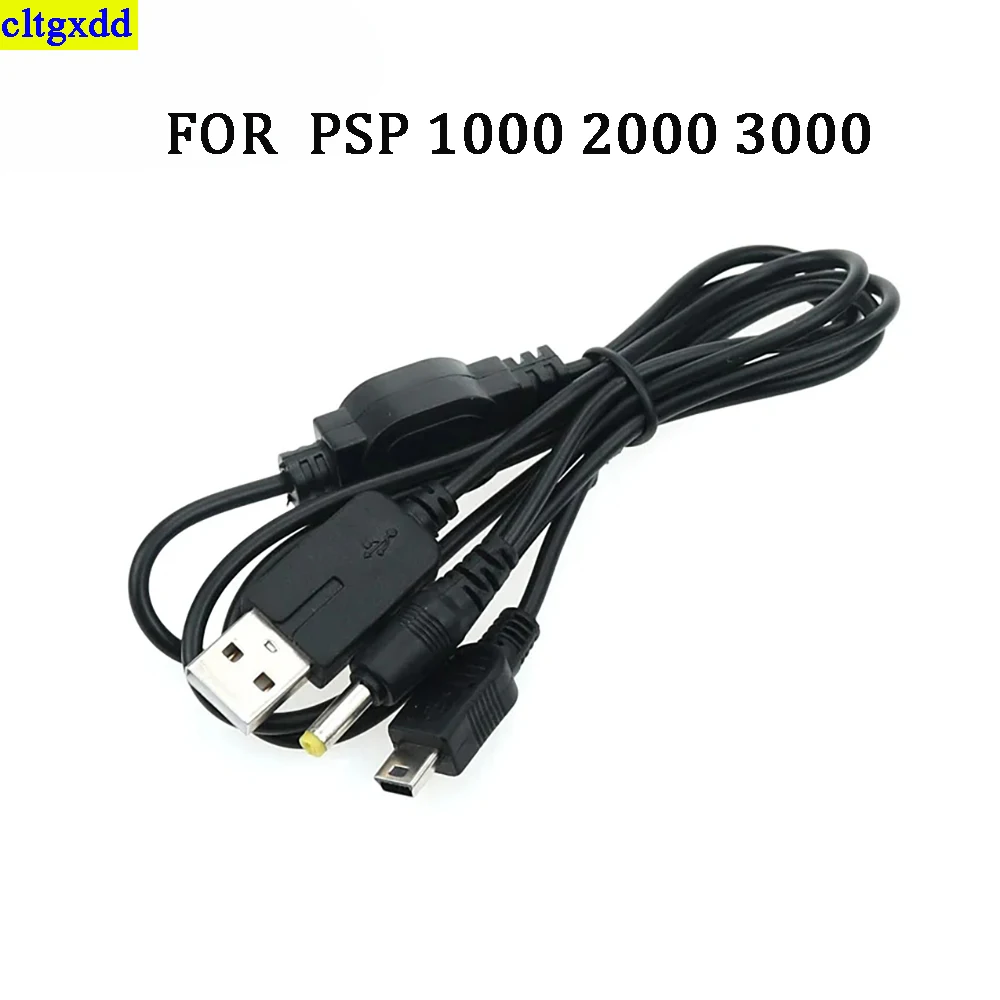 

cltgxdd cable Newest Charger Power 2 in 1 USB Data Charge Cable Cord FOR PSP 1000 2000 3000 Game Console