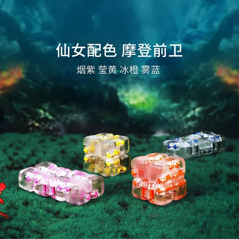 New Xiaomi Onebot Fingertip Building Blocks Cubes Spinner Finger Bricks Toys Fidget Magic Cubes Infinity Anti Stress Anxiety